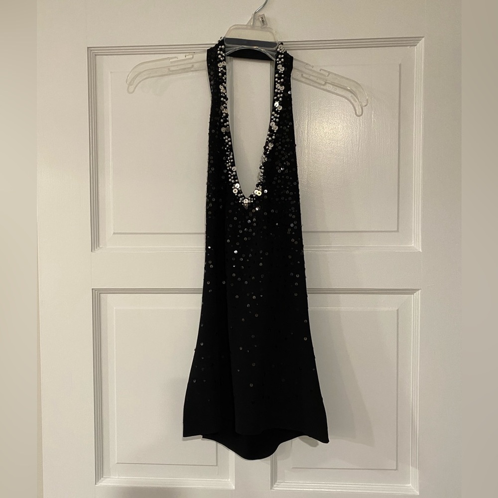 Worn Once Sequin Halter